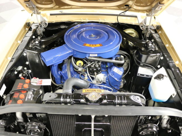 1968 Gold Ford Mustang Coupe