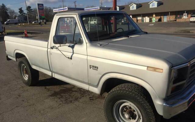 1983 Silver Ford F-250 Pickup Truck