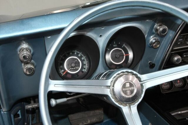 1967 Blue Chevrolet Camaro Convertible