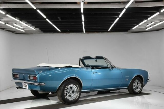 1967 Blue Chevrolet Camaro Convertible
