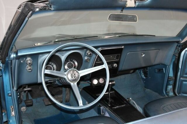 1967 Blue Chevrolet Camaro Convertible
