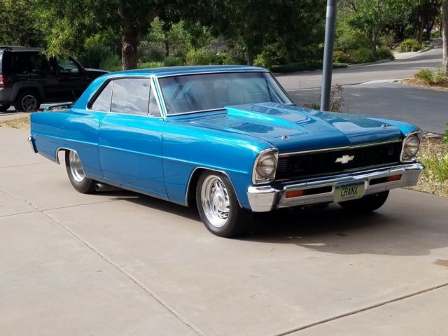 1966 Blue Chevrolet Nova Coupe