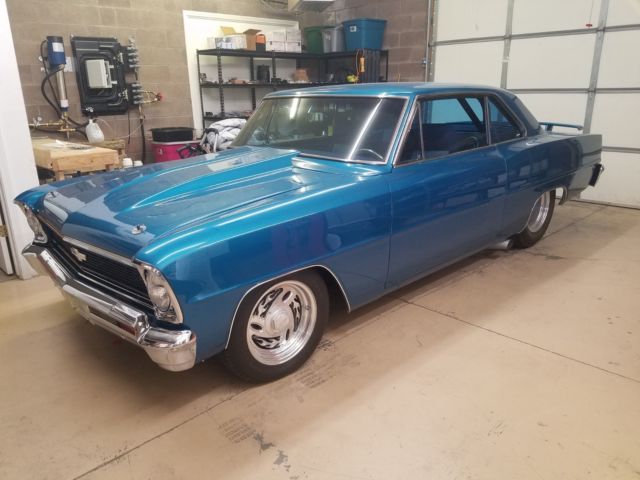 1966 Blue Chevrolet Nova Coupe