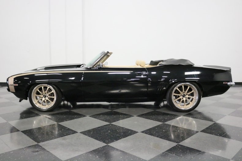 1969 Black Chevrolet Camaro Convertible