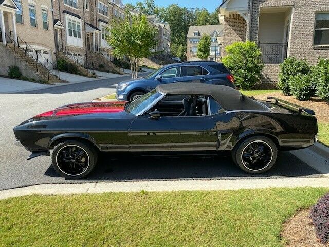 1972 Tuxedo Black Metallic Ford Mustang Convertible