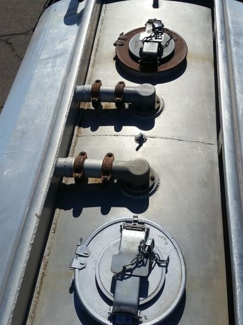 1984 White Ford Fuel Truck Standard Cab Pickup