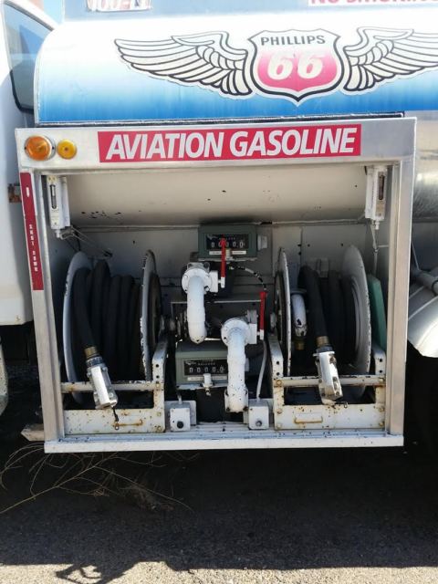 1984 White Ford Fuel Truck Standard Cab Pickup