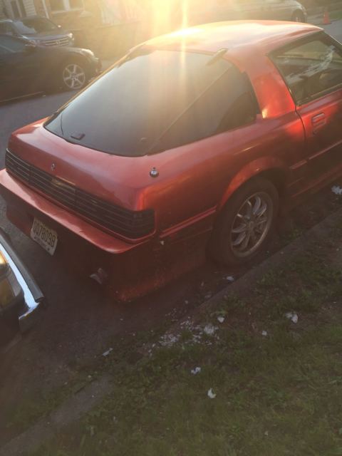 1985 Red Mazda RX-7 Coupe