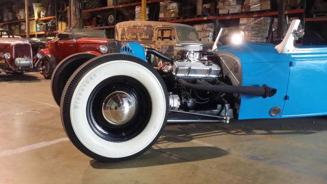 1930 Blue Ford Model A ROADSTER PICKUP