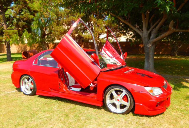 1994 Red Honda Accord Sedan