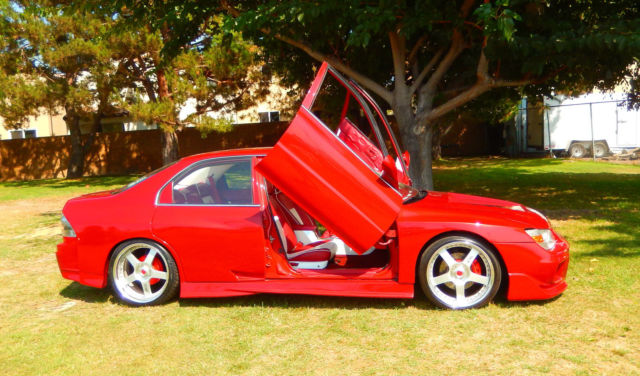 1994 Red Honda Accord Sedan
