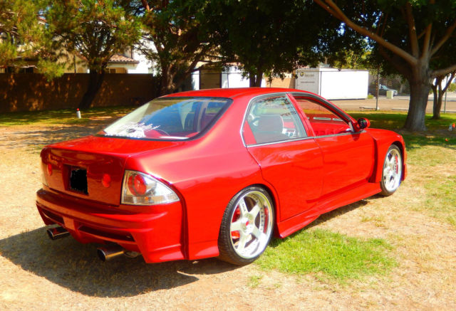 1994 Red Honda Accord Sedan