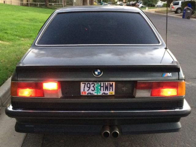 1980 Gray BMW 6-Series Coupe