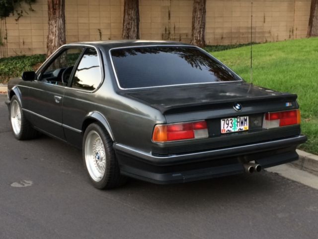 1980 Gray BMW 6-Series Coupe