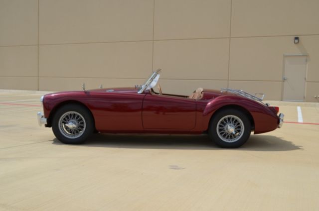 1957 Red MG MGA Convertible