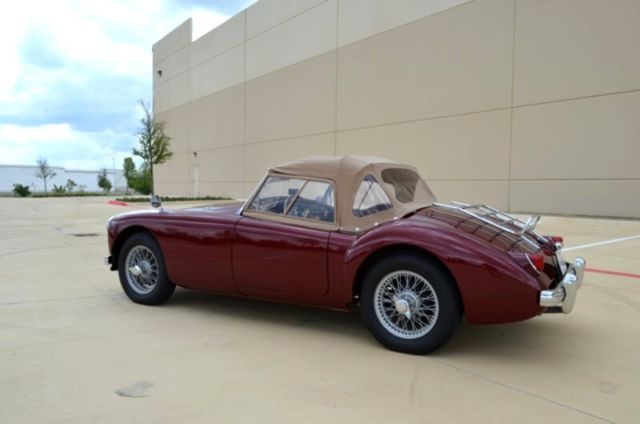 1957 Red MG MGA Convertible