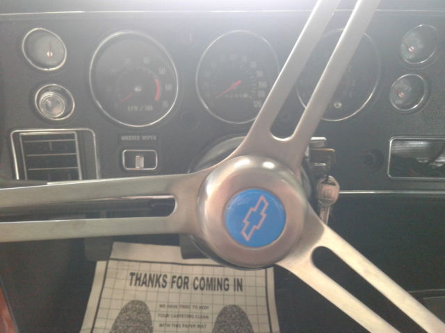 1972 Orange Chevrolet Chevelle Coupe