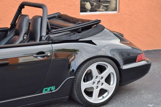 1990 Black Porsche 911 Convertible