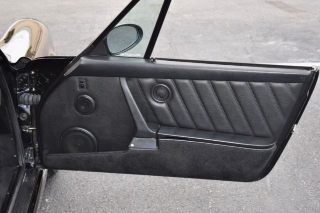 1990 Black Porsche 911 Convertible