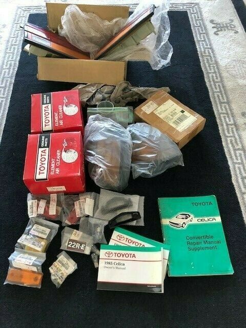 1985 Black Toyota Celica Convertible