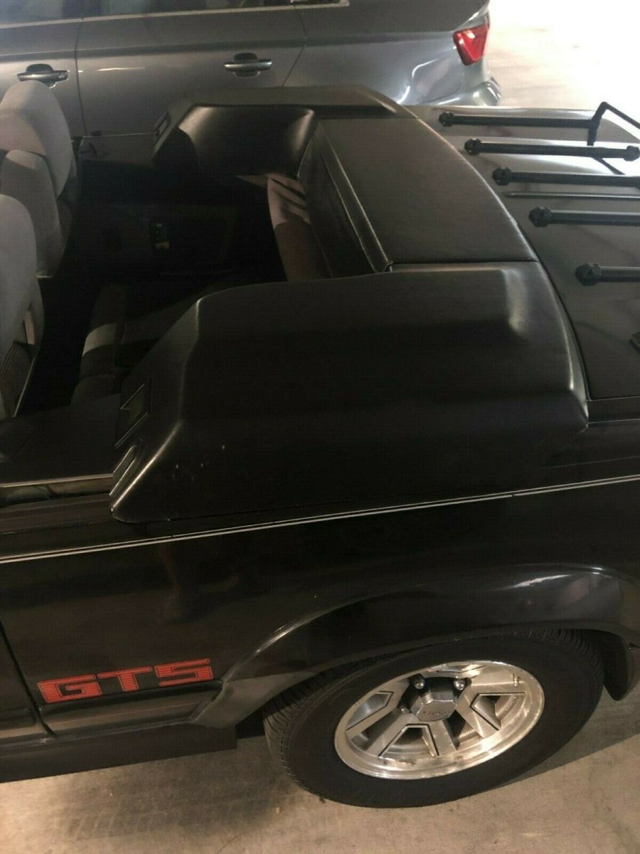 1985 Black Toyota Celica Convertible