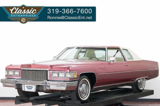 1975 Red Cadillac Other Coupe