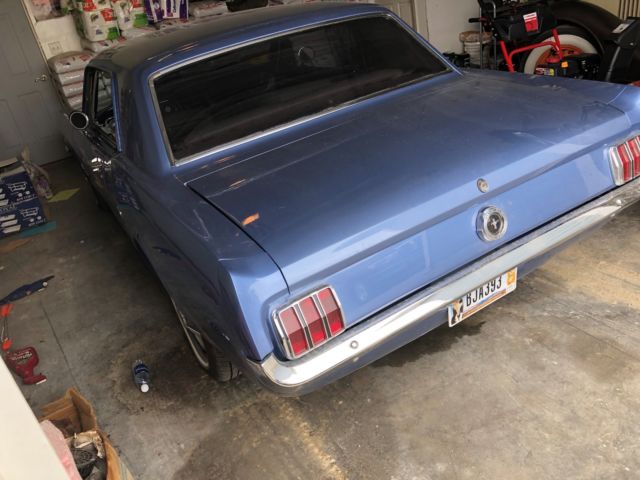 1964 Blue Ford Mustang Coupe