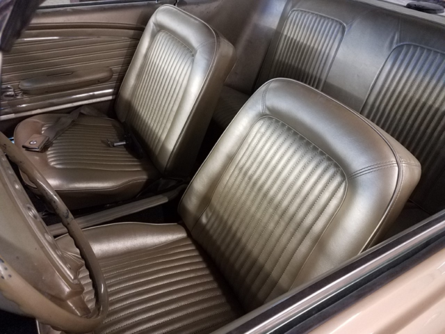 1968 Gold Ford Mustang