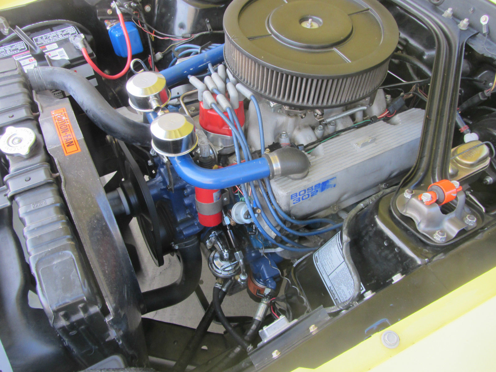 1970 Yellow Ford Mustang Fastback