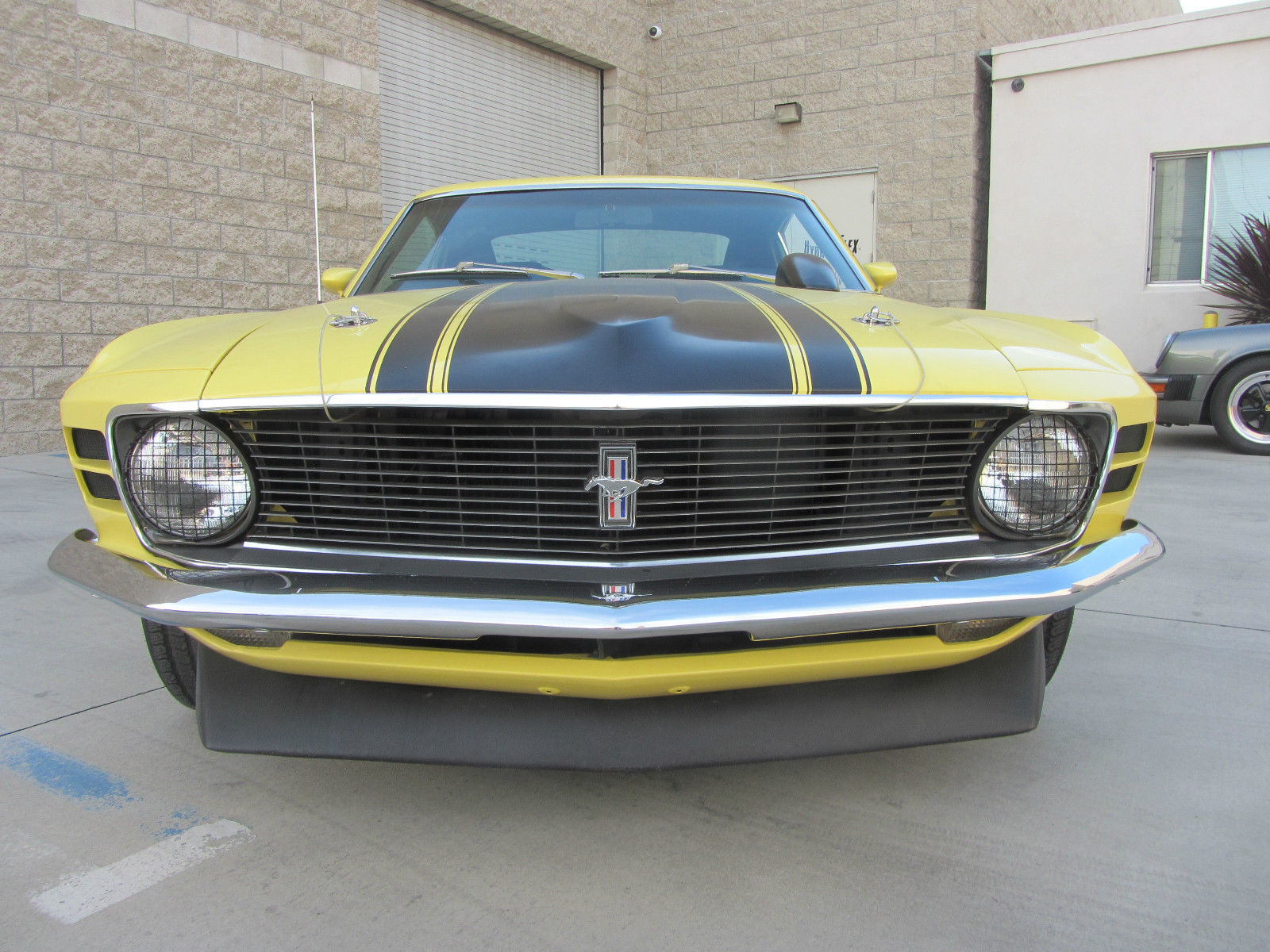 1970 Yellow Ford Mustang Fastback