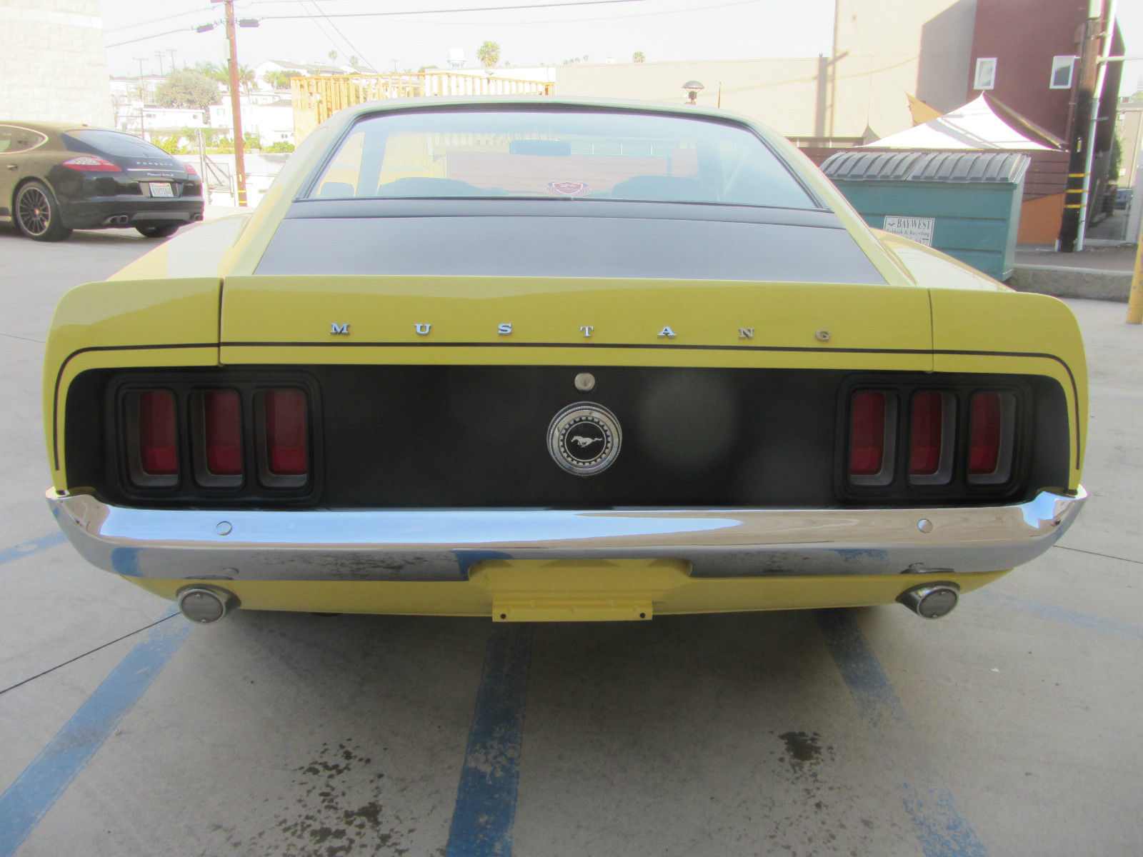 1970 Yellow Ford Mustang Fastback