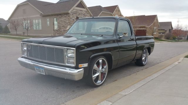 1986 Black Chevrolet C-10 Short box