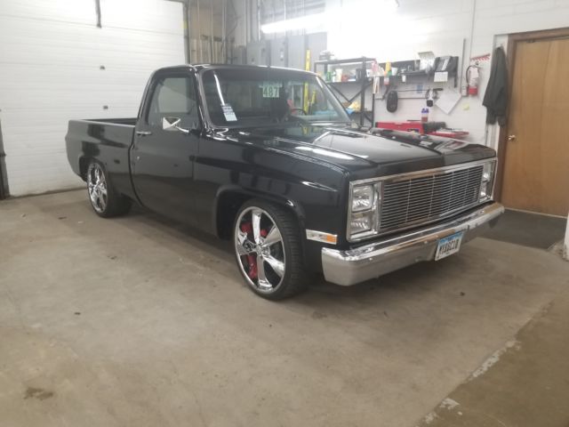 1986 Black Chevrolet C-10 Short box
