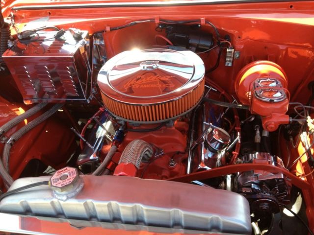 1955 Red Chevrolet Bel Air/150/210 Coupe