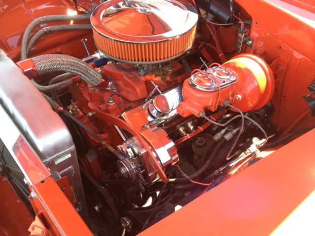 1955 Red Chevrolet Bel Air/150/210 Coupe