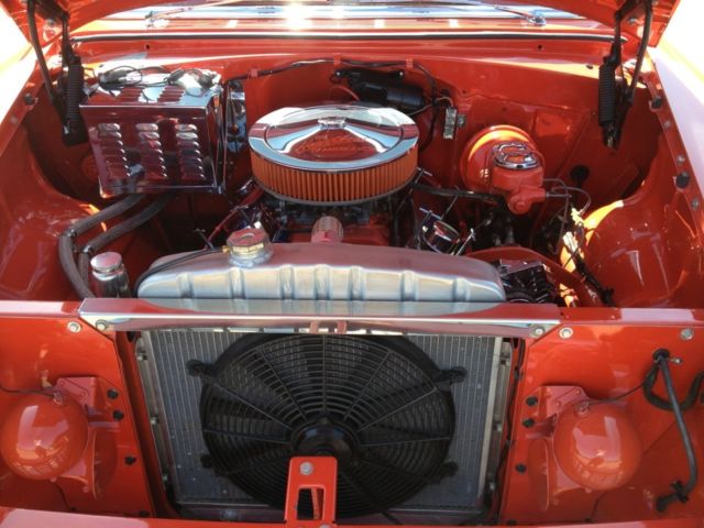 1955 Red Chevrolet Bel Air/150/210 Coupe