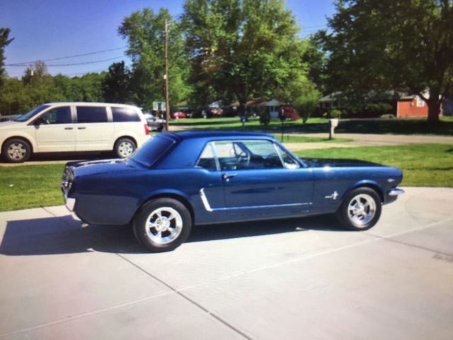 1965 Blue Ford Mustang Coupe