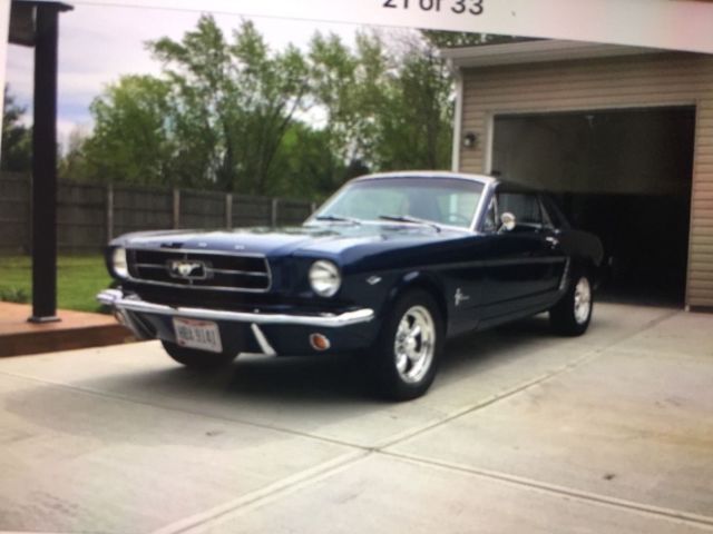 1965 Blue Ford Mustang Coupe