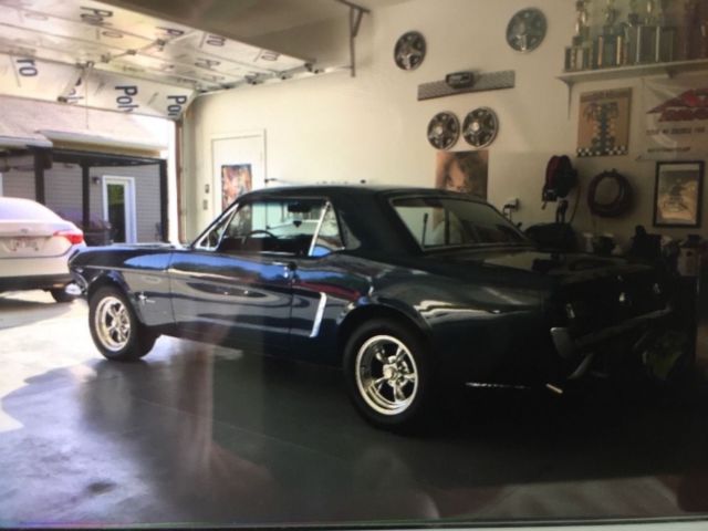 1965 Blue Ford Mustang Coupe