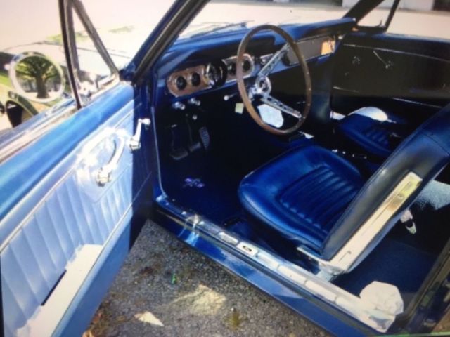 1965 Blue Ford Mustang Coupe
