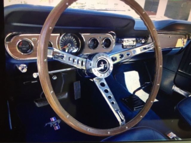 1965 Blue Ford Mustang Coupe