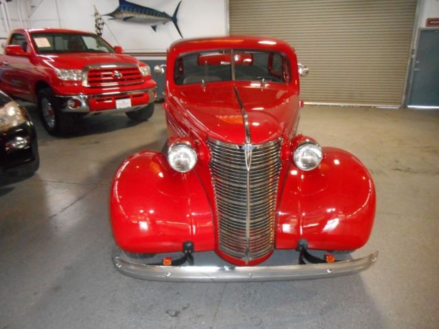 1938 Red Chevrolet Town Sedan Sedan