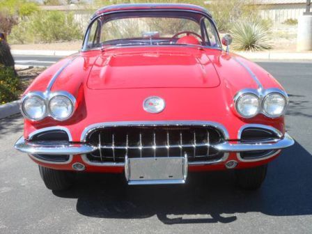 1960 Red Chevrolet Corvette Roadster