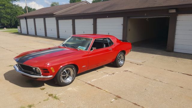 1970 Red Ford Mustang