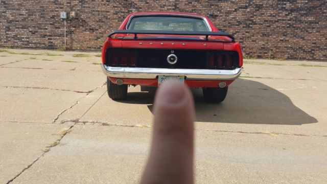1970 Red Ford Mustang