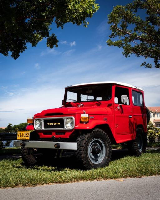 1980 Red Toyota Land Cruiser