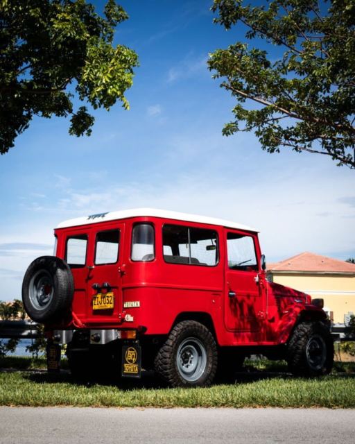 1980 Red Toyota Land Cruiser