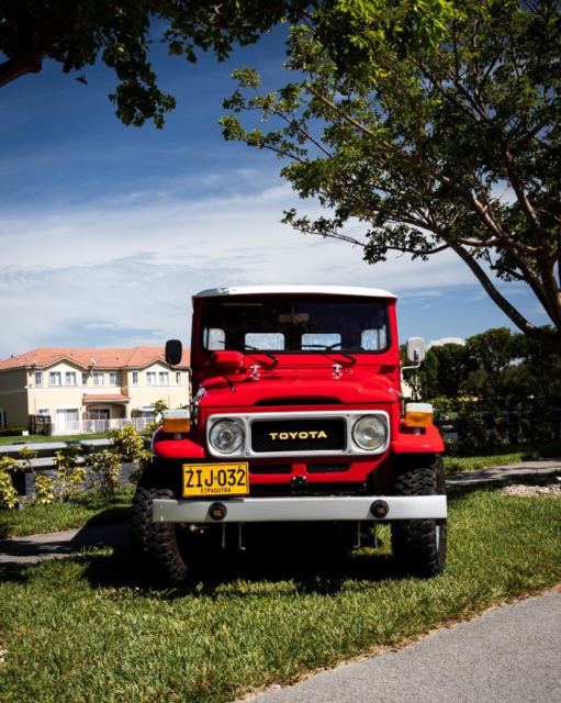 1980 Red Toyota Land Cruiser