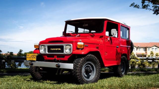 1980 Red Toyota Land Cruiser