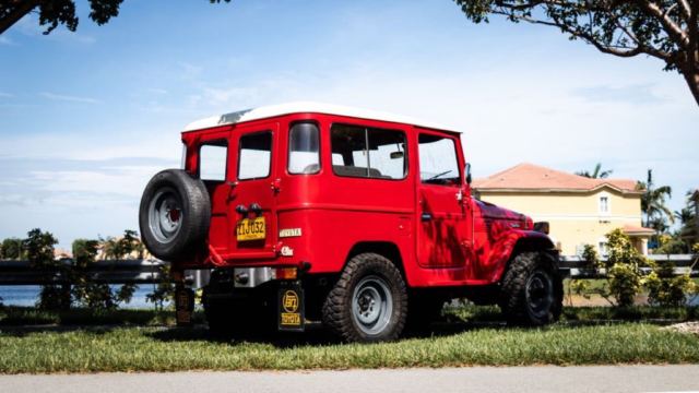 1980 Red Toyota Land Cruiser